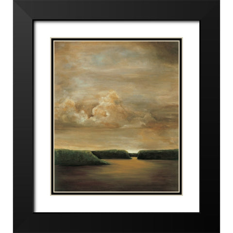 Light and Shadows I Black Modern Wood Framed Art Print with Double Matting by Mitchell, Todd