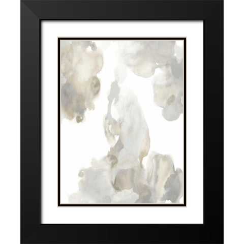 Elevate in Grey I Black Modern Wood Framed Art Print with Double Matting by Mitchell, Lauren