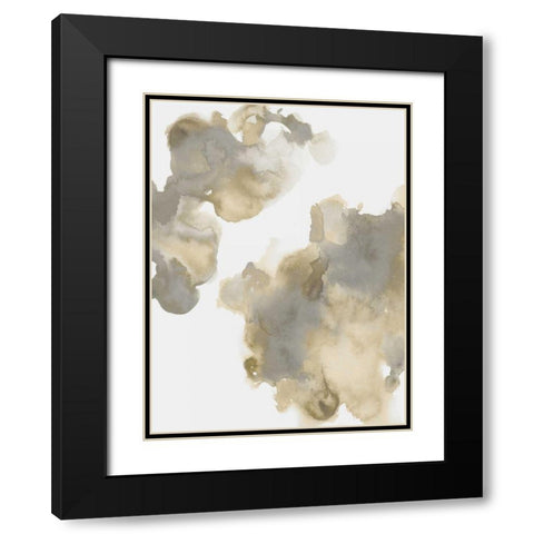 Elevate in Neutral I Black Modern Wood Framed Art Print with Double Matting by Mitchell, Lauren