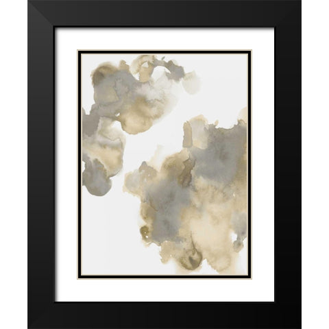 Elevate in Neutral I Black Modern Wood Framed Art Print with Double Matting by Mitchell, Lauren