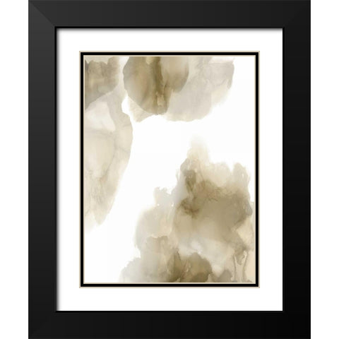 Elevate in Neutral II Black Modern Wood Framed Art Print with Double Matting by Mitchell, Lauren