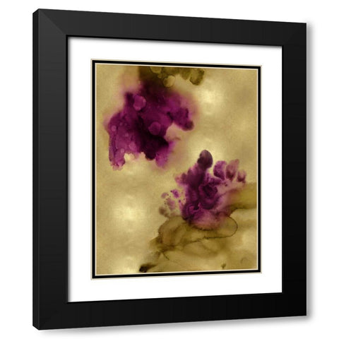Tempting in Gold Black Modern Wood Framed Art Print with Double Matting by Mitchell, Lauren