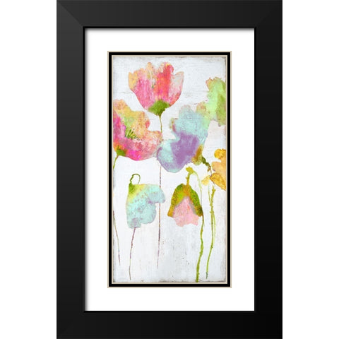 Colorful Friends I Black Modern Wood Framed Art Print with Double Matting by Austin, Vanessa