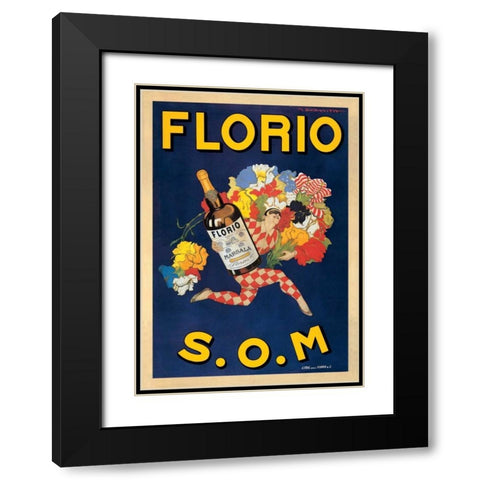 Florio-1915 Black Modern Wood Framed Art Print with Double Matting by Dudovich, Marcello