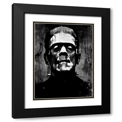 Frankenstein II Black Modern Wood Framed Art Print with Double Matting by Wagner, Martin