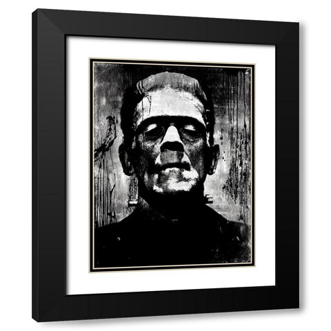 Frankenstein II Black Modern Wood Framed Art Print with Double Matting by Wagner, Martin