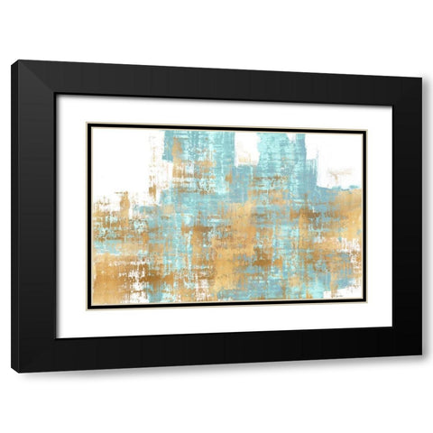Infatuation II Black Modern Wood Framed Art Print with Double Matting by Wise, Alex