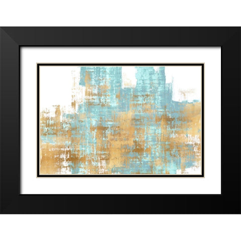 Infatuation II Black Modern Wood Framed Art Print with Double Matting by Wise, Alex