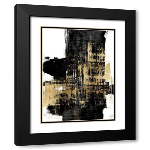 Resounding I Black Modern Wood Framed Art Print with Double Matting by Wise, Alex