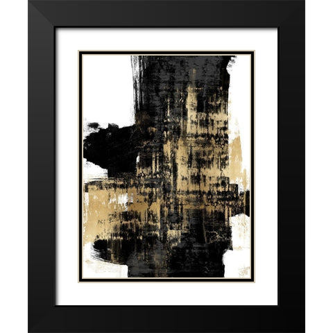 Resounding I Black Modern Wood Framed Art Print with Double Matting by Wise, Alex