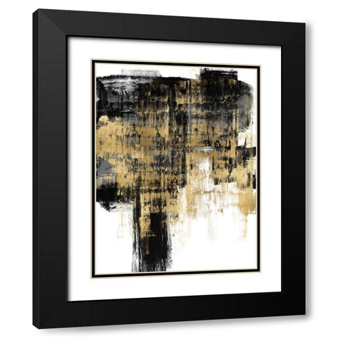 Resounding II Black Modern Wood Framed Art Print with Double Matting by Wise, Alex