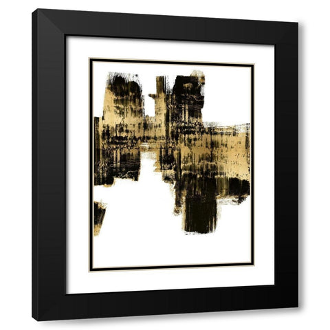 Resounding III Black Modern Wood Framed Art Print with Double Matting by Wise, Alex