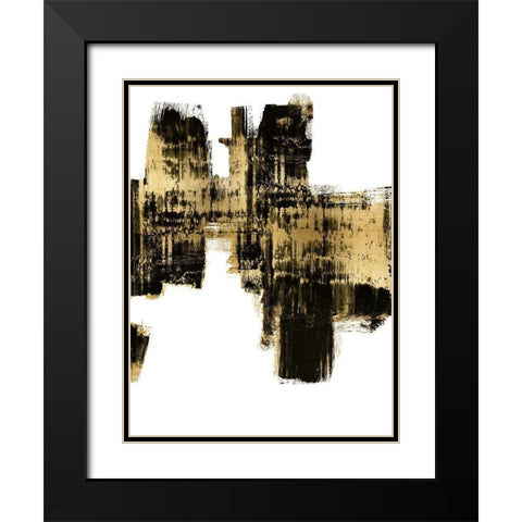 Resounding III Black Modern Wood Framed Art Print with Double Matting by Wise, Alex