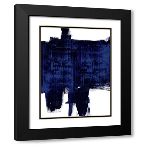 Mignight Ramblin I Black Modern Wood Framed Art Print with Double Matting by Wise, Alex