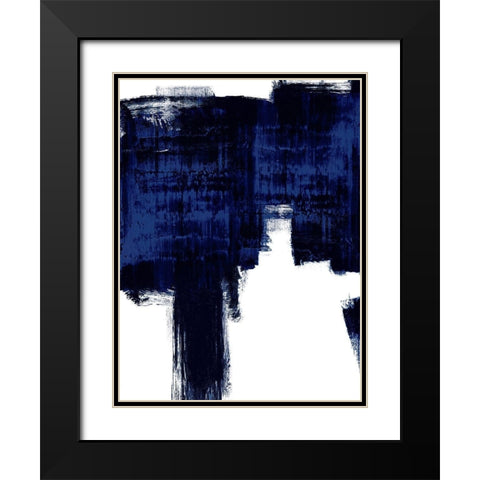 Mignight Ramblin II Black Modern Wood Framed Art Print with Double Matting by Wise, Alex