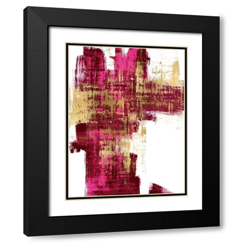 Dynamic I Black Modern Wood Framed Art Print with Double Matting by Wise, Alex