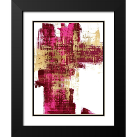Dynamic I Black Modern Wood Framed Art Print with Double Matting by Wise, Alex
