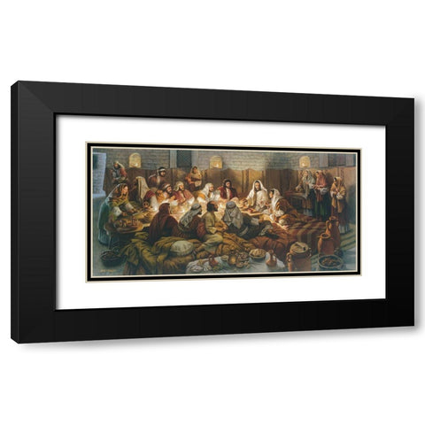 This Is My Body Black Modern Wood Framed Art Print with Double Matting by Seward, James