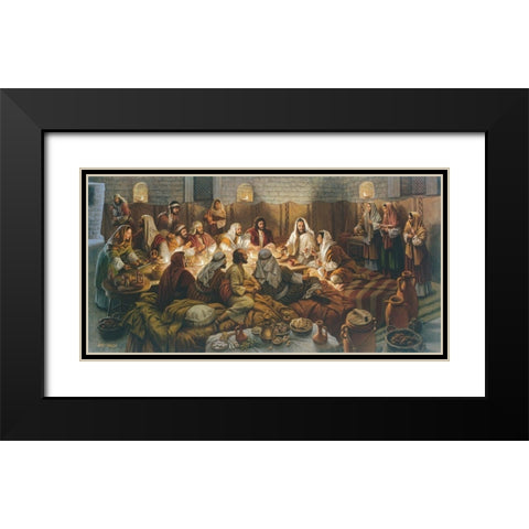 This Is My Body Black Modern Wood Framed Art Print with Double Matting by Seward, James