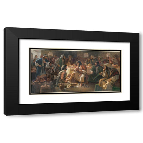 Servant of All Black Modern Wood Framed Art Print with Double Matting by Seward, James