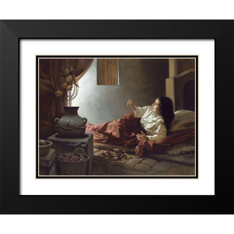 Blessed Among Women Black Modern Wood Framed Art Print with Double Matting by Seward, James