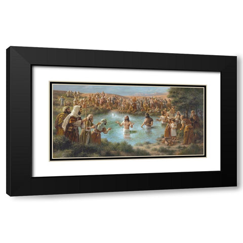 This is my son Black Modern Wood Framed Art Print with Double Matting by Seward, James