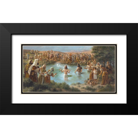 This is my son Black Modern Wood Framed Art Print with Double Matting by Seward, James