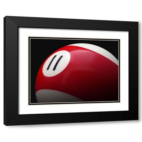 Red 11 Black Modern Wood Framed Art Print with Double Matting by Reynolds, Richard