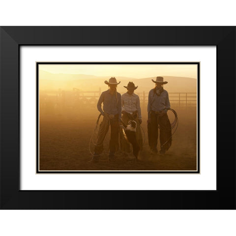 Give Me Some Lovin Black Modern Wood Framed Art Print with Double Matting by Dawson, Robert
