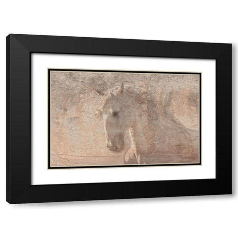 The Dancer Black Modern Wood Framed Art Print with Double Matting by Dawson, Robert