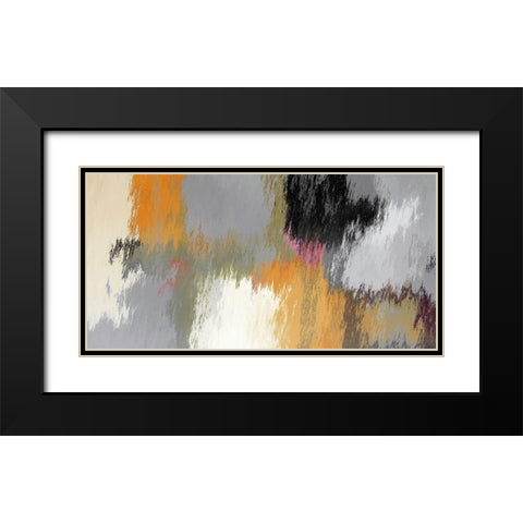 Color Blend II Black Modern Wood Framed Art Print with Double Matting by Bolokofsky, Ronald