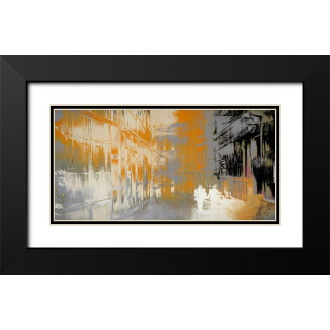 Hand In Hand Black Modern Wood Framed Art Print with Double Matting by Bolokofsky, Ronald