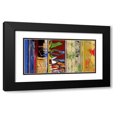 Any Which Way I Black Modern Wood Framed Art Print with Double Matting by Bolokofsky, Ronald