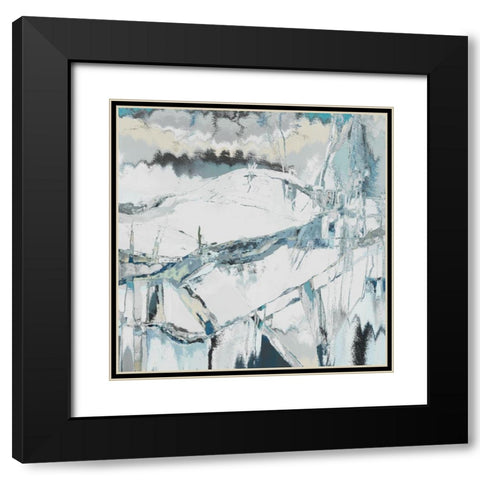Blue Dawn II Black Modern Wood Framed Art Print with Double Matting by Bolokofsky, Ronald