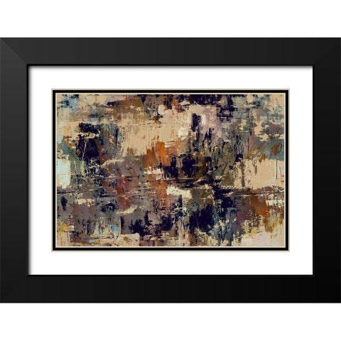 Chaotic Order Black Modern Wood Framed Art Print with Double Matting by Bolokofsky, Ronald