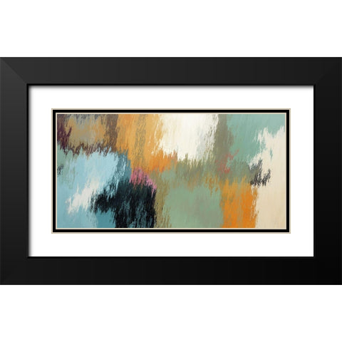 Color Blend I Black Modern Wood Framed Art Print with Double Matting by Bolokofsky, Ronald