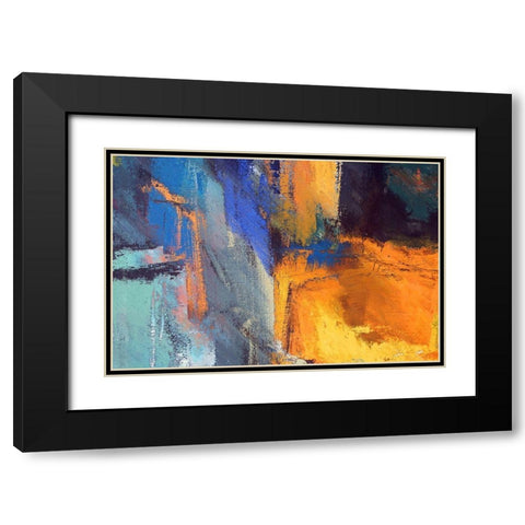 Junction II Black Modern Wood Framed Art Print with Double Matting by Bolokofsky, Ronald