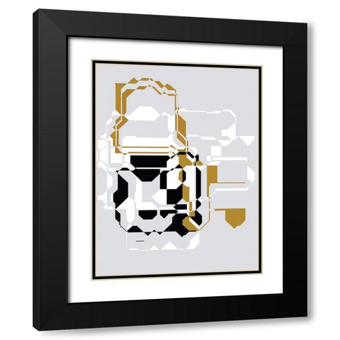 Inner Dimensions III Black Modern Wood Framed Art Print with Double Matting by Bolokofsky, Ronald