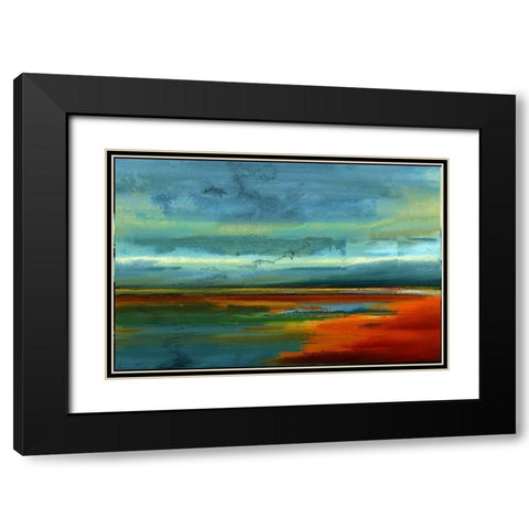Looking For the Horizon V Black Modern Wood Framed Art Print with Double Matting by Bolokofsky, Ronald
