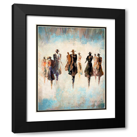 People To See Black Modern Wood Framed Art Print with Double Matting by Bolokofsky, Ronald