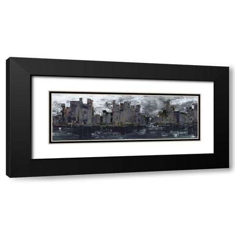Reserection City II Black Modern Wood Framed Art Print with Double Matting by Bolokofsky, Ronald