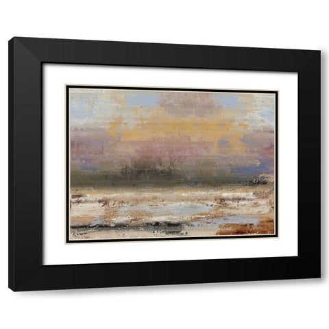 Vista del Lago Black Modern Wood Framed Art Print with Double Matting by Bolokofsky, Ronald