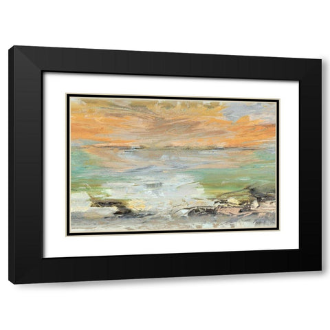 Westward Ho I Black Modern Wood Framed Art Print with Double Matting by Bolokofsky, Ronald