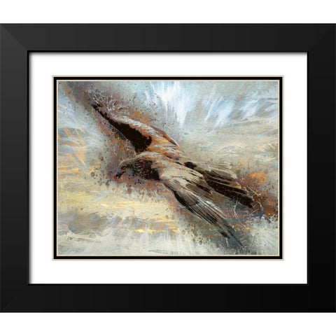 Soaring Above the Clouds Black Modern Wood Framed Art Print with Double Matting by Bolokofsky, Ronald