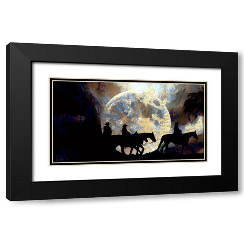 Westward Bound II Black Modern Wood Framed Art Print with Double Matting by Bolokofsky, Ronald