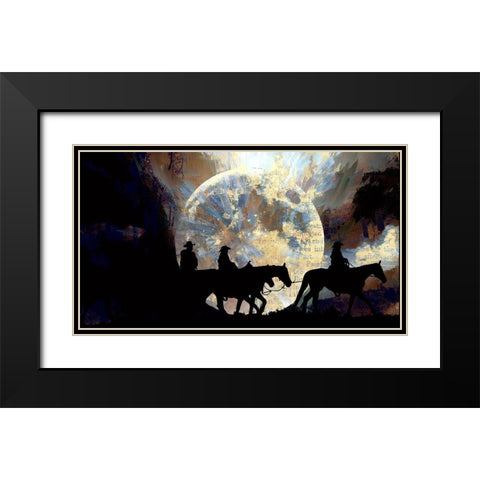 Westward Bound II Black Modern Wood Framed Art Print with Double Matting by Bolokofsky, Ronald