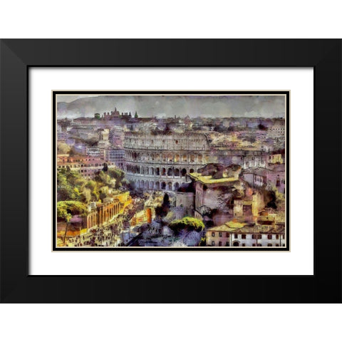 Roman Treasures Black Modern Wood Framed Art Print with Double Matting by Bolokofsky, Ronald
