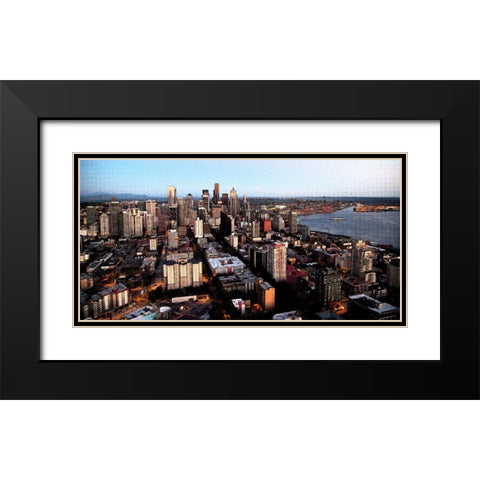 From the Seattle Needle Black Modern Wood Framed Art Print with Double Matting by Bolokofsky, Ronald