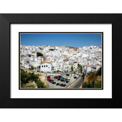 Frontera Black Modern Wood Framed Art Print with Double Matting by Bolokofsky, Ronald