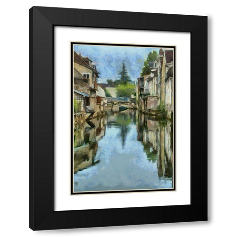 On the Water  Black Modern Wood Framed Art Print with Double Matting by Bolokofsky, Ronald